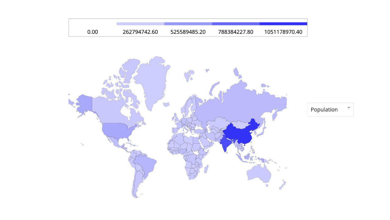 Geographic Map Visualization