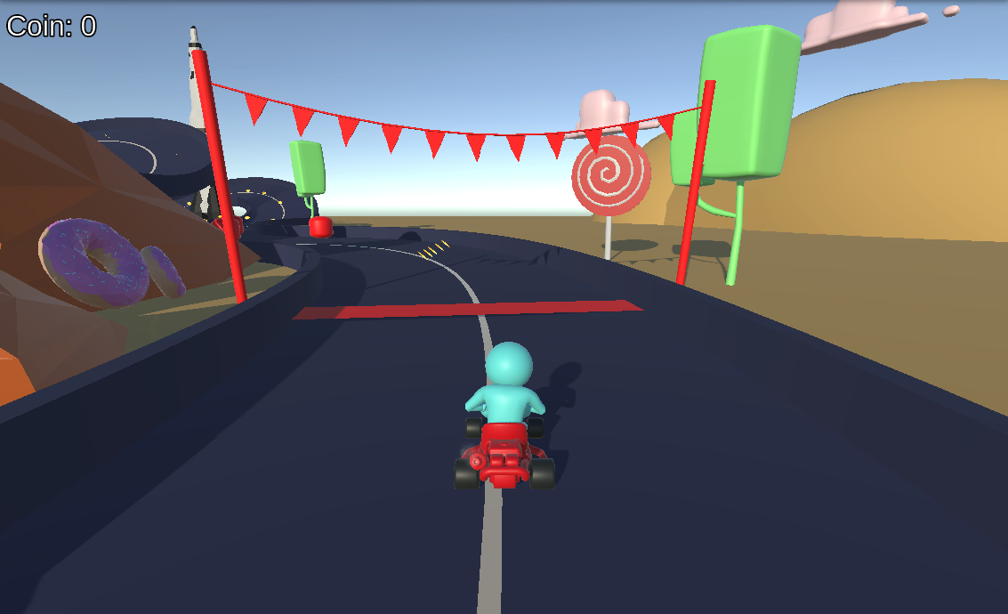 Karting Game Desert Track