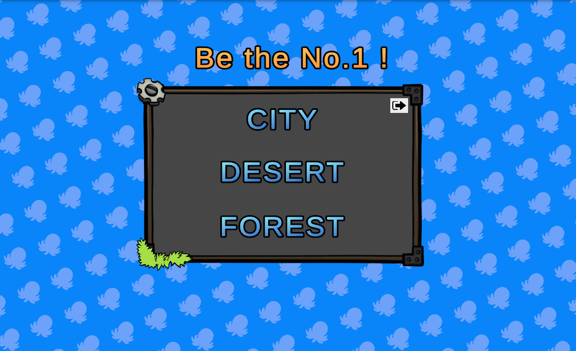 Karting Game Menu Screen